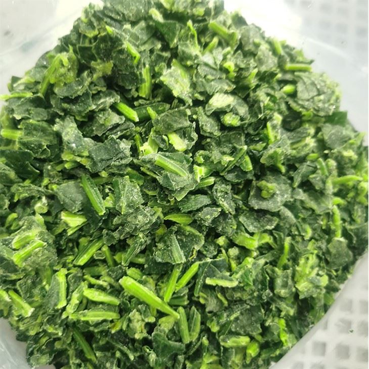 Frozen chopped spinach pieces