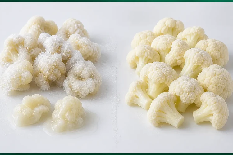 cauliflower-florets-in-two-contrasting-prepared-conditions cauliflower-florets-in-two-contrasting-prepared-conditions