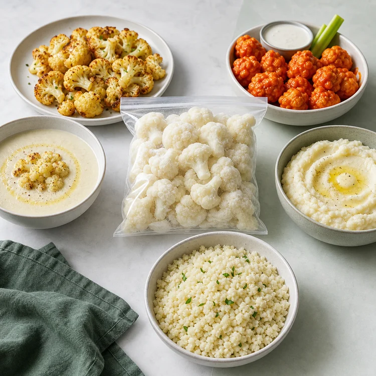 cauliflower-prepared-as-rice-florets-mash-and-cooked-dishes cauliflower-prepared-as-rice-florets-mash-and-cooked-dishes