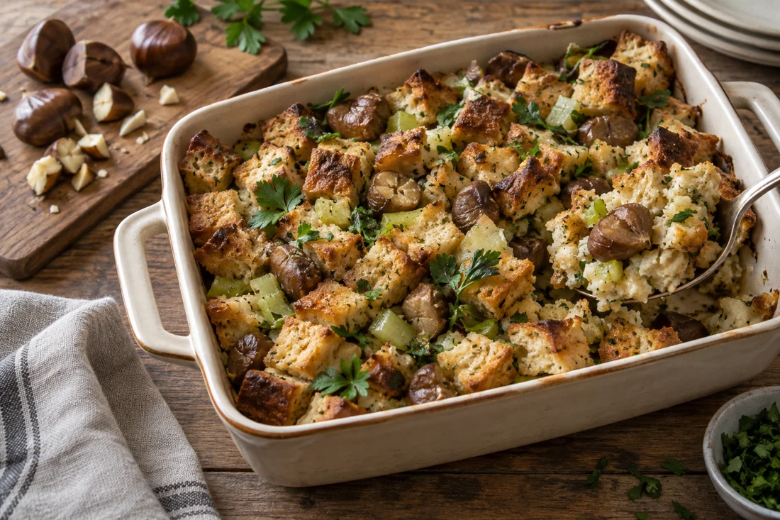 chestnut-herb-bread-stuffing chestnut-herb-bread-stuffing