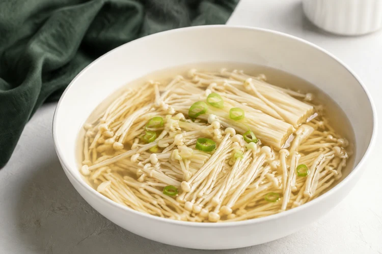 enoki-cooked-broth enoki-cooked-broth