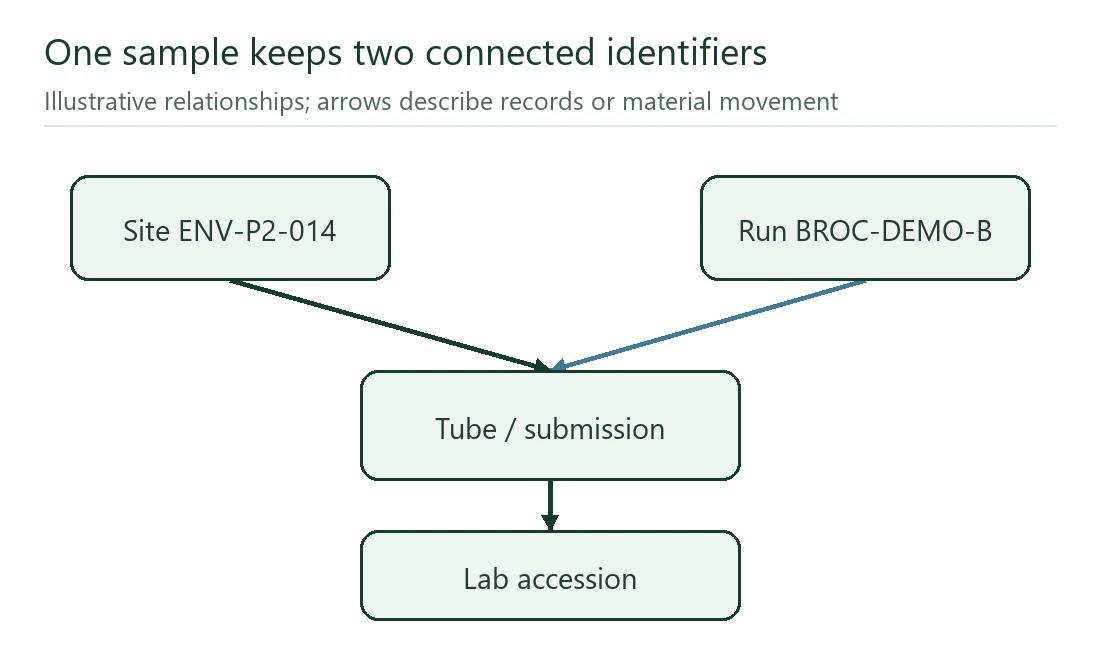 monitoring custody identifiers