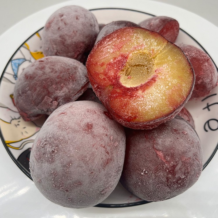 Frozen Plum Halves