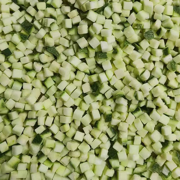 Second zucchini view for cut and color review