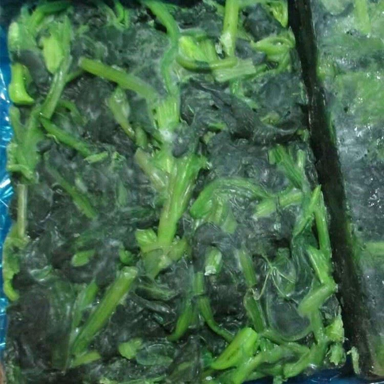 fried frozen spinach