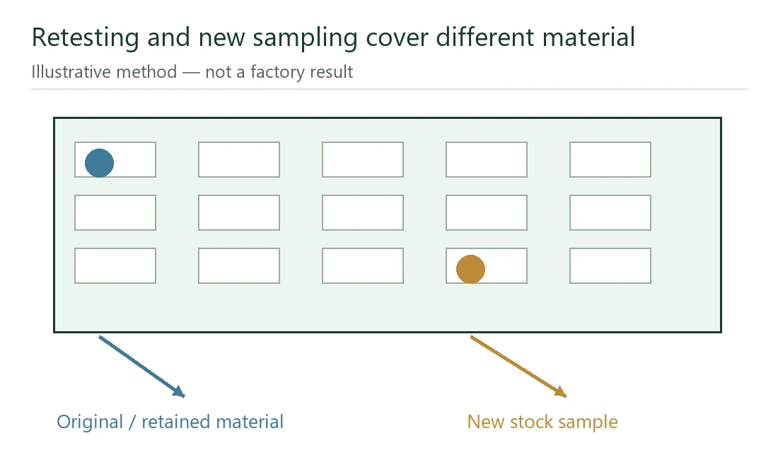 frozen produce sample material scopes