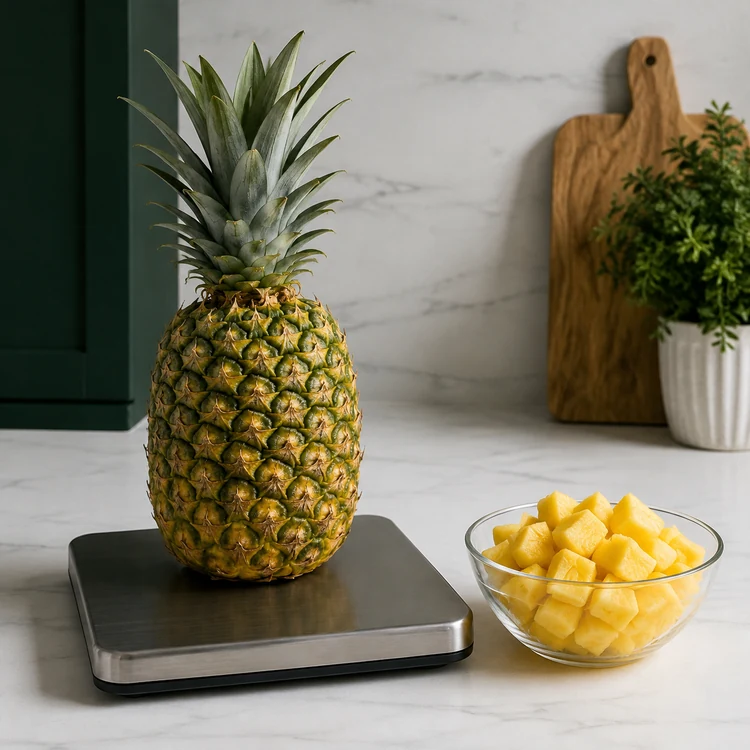 how-much-does-a-pineapple-weigh-whole-pineapple-on-kitchen-scale how-much-does-a-pineapple-weigh-whole-pineapple-on-kitchen-scale