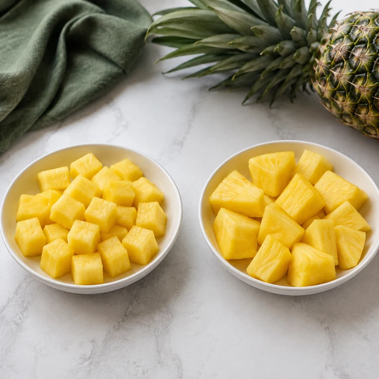 how-to-cut-a-pineapple-into-chunks-pineapple-cubes-versus-irregular-chunks how-to-cut-a-pineapple-into-chunks-pineapple-cubes-versus-irregular-chunks