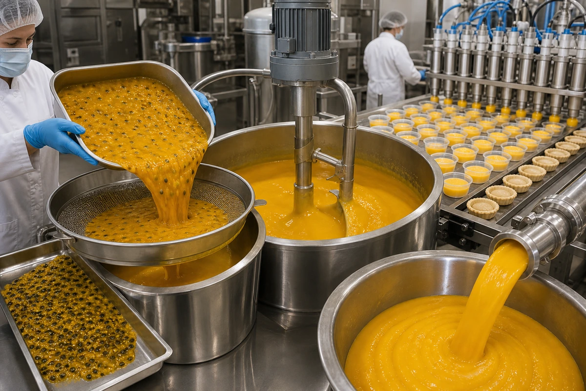 how-to-make-passion-fruit-puree-passion-fruit-dessert-filling-production how-to-make-passion-fruit-puree-passion-fruit-dessert-filling-production