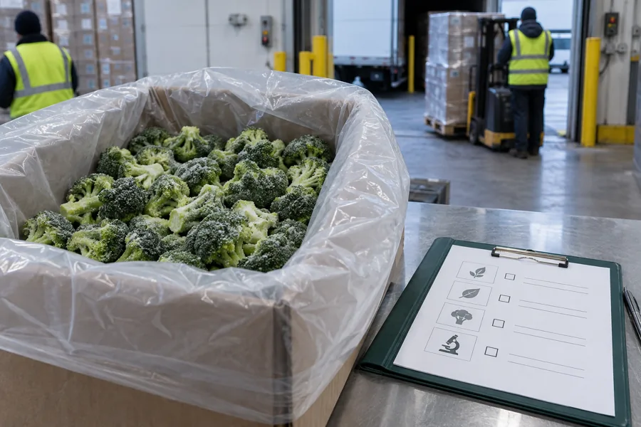 Illustrative packaged frozen broccoli plant-health review Illustrative packaged frozen broccoli plant-health review
