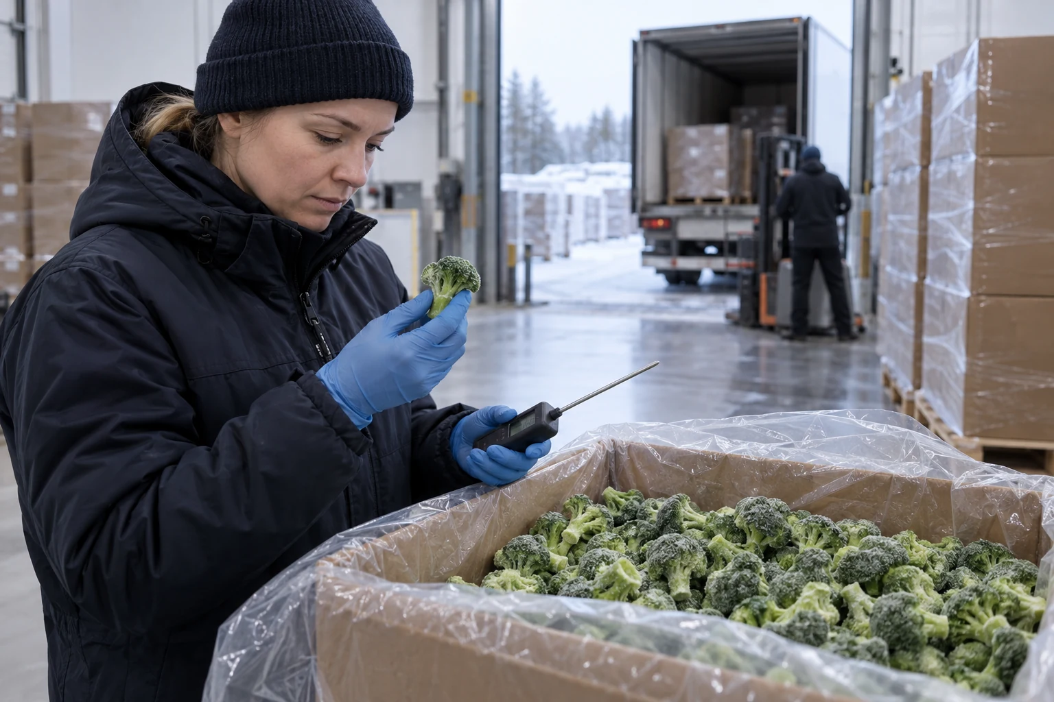 Unbranded frozen broccoli and cold-chain logistics for a Sweden buyer Unbranded frozen broccoli and cold-chain logistics for a Sweden buyer