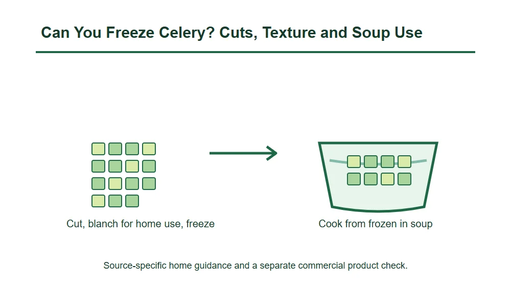 Can You Freeze Celery? Cuts, Texture and Soup Use Can You Freeze Celery? Cuts, Texture and Soup Use