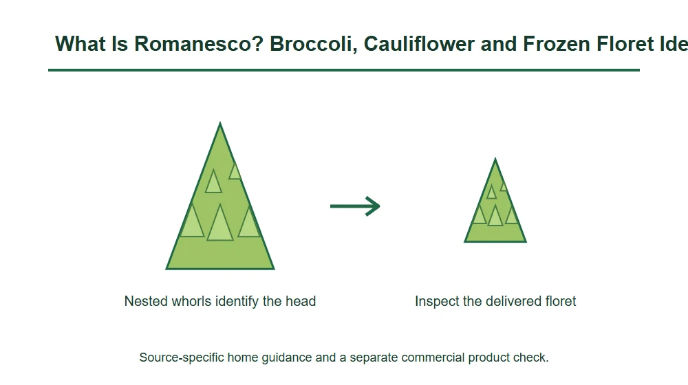 What Is Romanesco? Broccoli, Cauliflower and Frozen Floret Identity