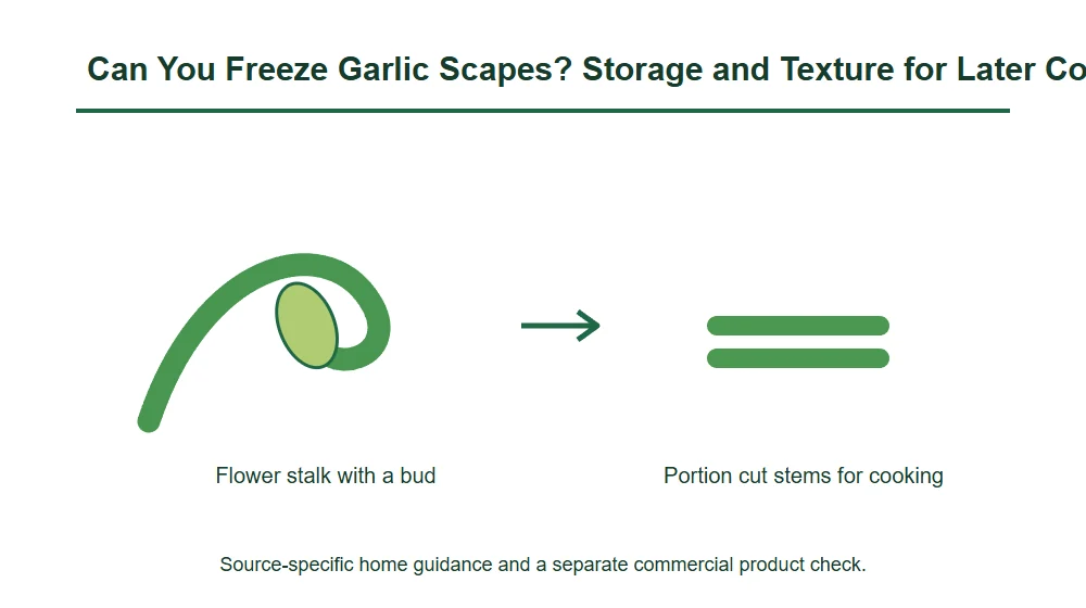 Can You Freeze Garlic Scapes? Storage and Texture for Later Cooking Can You Freeze Garlic Scapes? Storage and Texture for Later Cooking