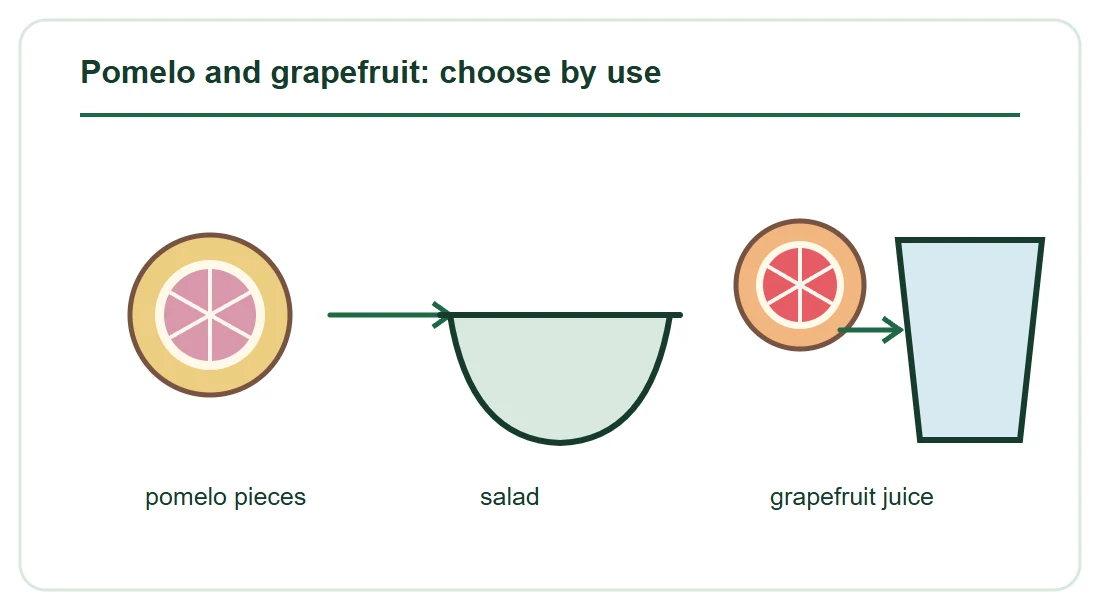 Pomelo vs Grapefruit: Segments, Membranes, Taste and Food Uses Pomelo vs Grapefruit: Segments, Membranes, Taste and Food Uses