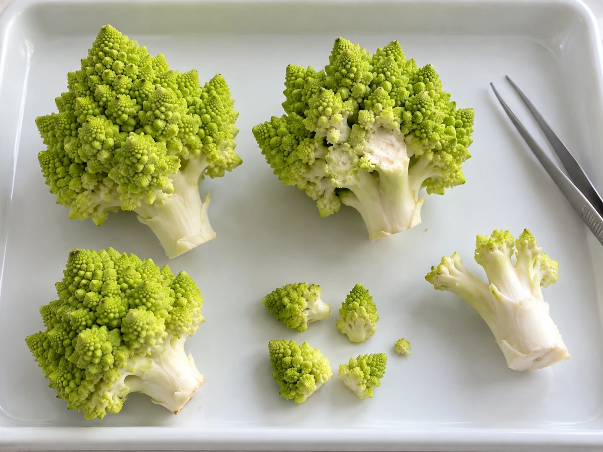 Romanesco Floret Breakage and Stem Ratio: A Buyer Acceptance Guide