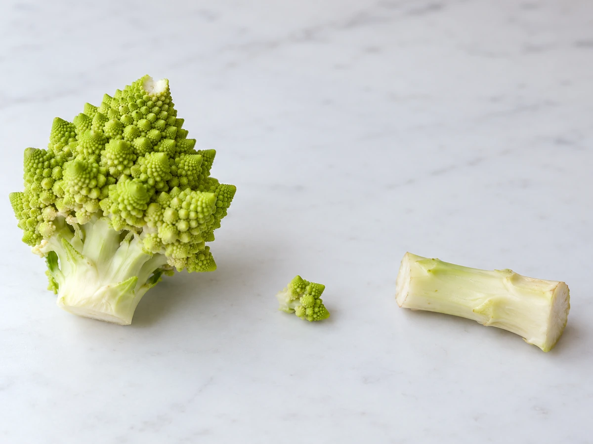 Different visible Romanesco damage forms