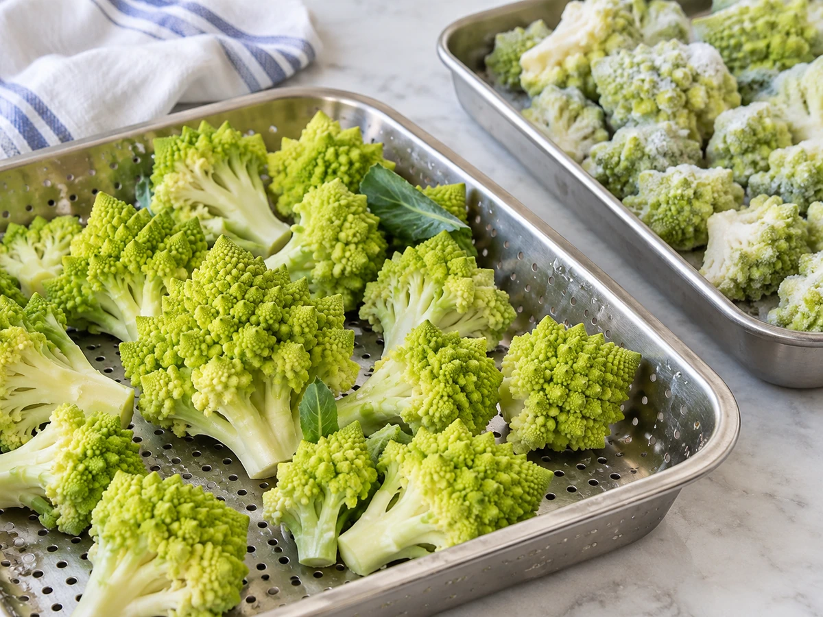 Can You Freeze Romanesco? Blanching, Floret Form and Color