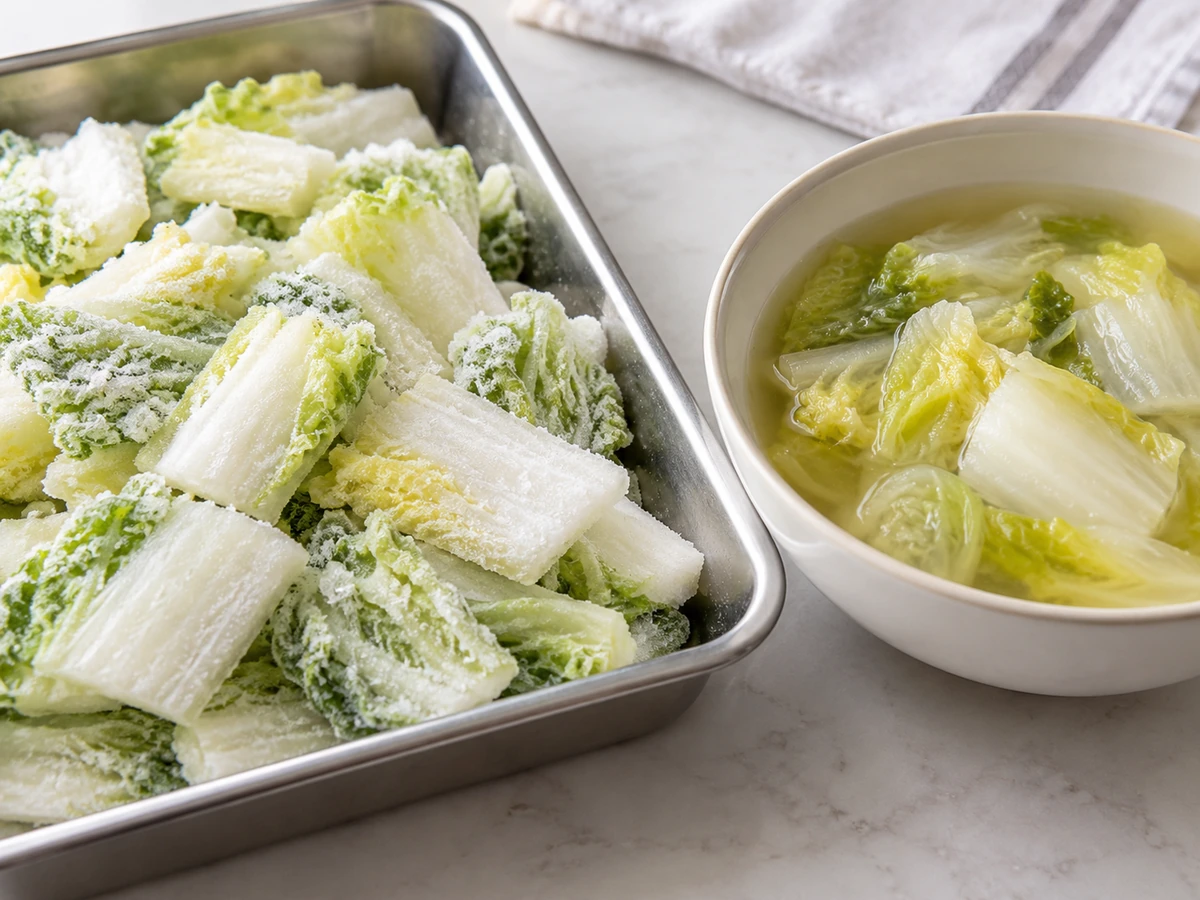 Can You Freeze Napa Cabbage? Rib Texture and Cooked-Use Fit
