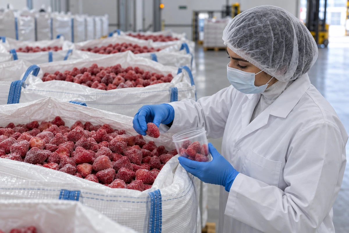 whole frozen strawberries - Apply Saudi food standards to whole frozen strawberries by scope whole frozen strawberries - Apply Saudi food standards to whole frozen strawberries by scope