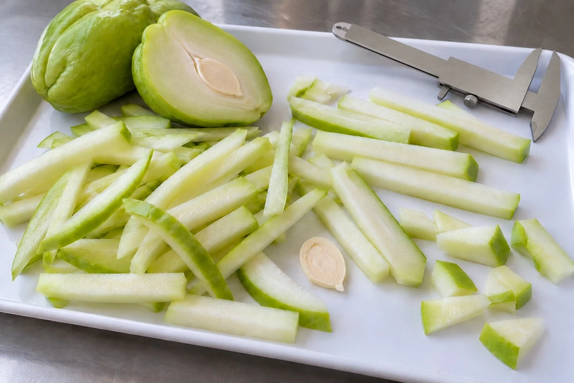 Chayote Peel, Seed and Cut-Size Defects: A Buyer Specification