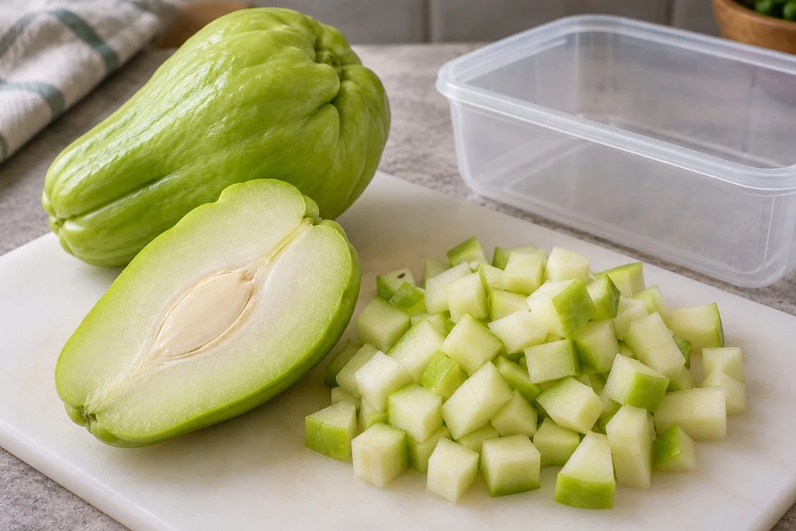 Can You Freeze Chayote? Peeling, Cutting and Texture After Thawing