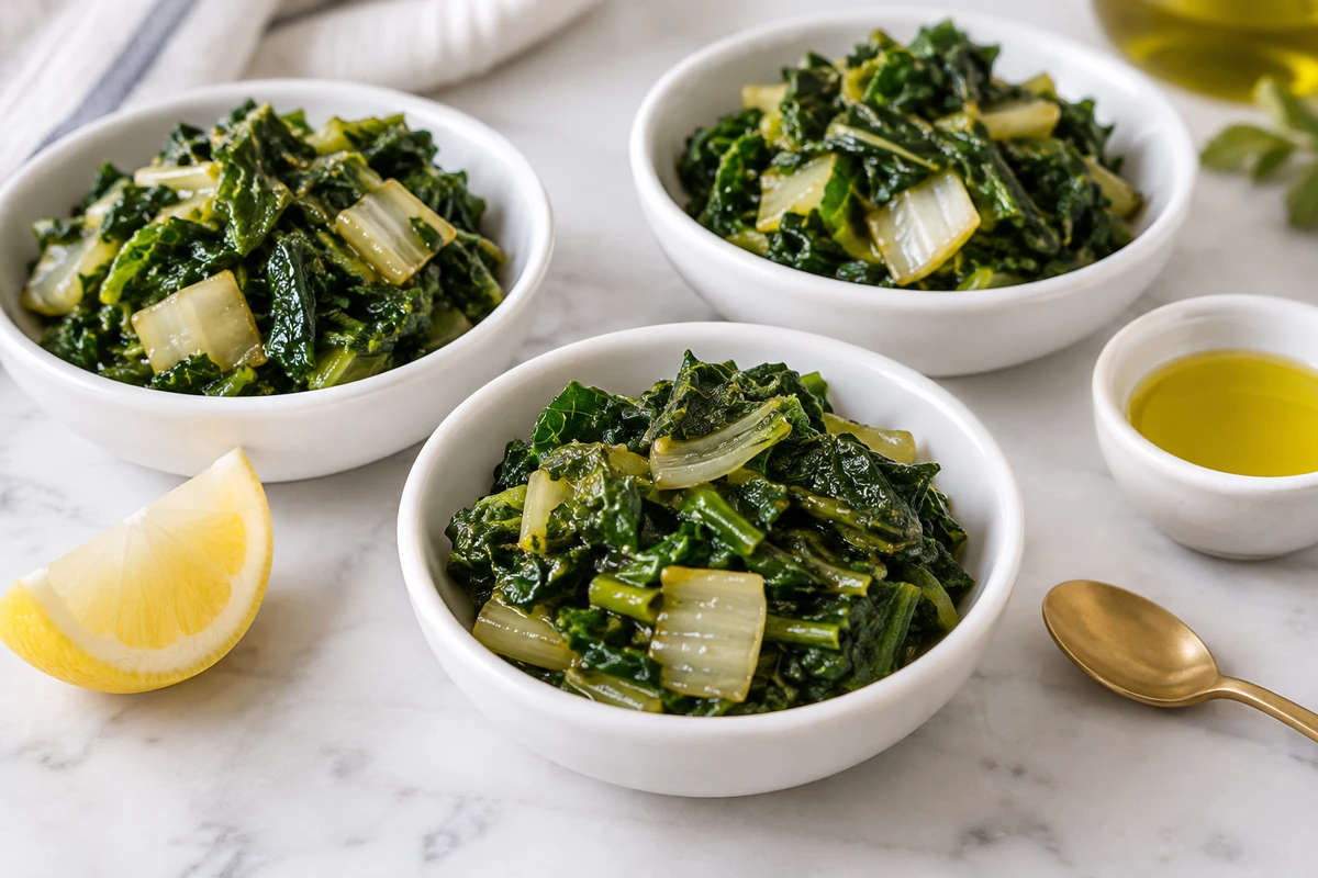 Mustard greens seasoning trial Mustard greens seasoning trial
