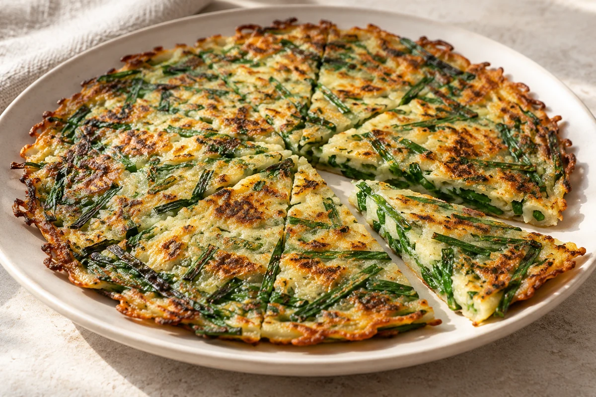 Frozen Chinese Chives in Savory Pancakes: Batter Moisture and Aroma