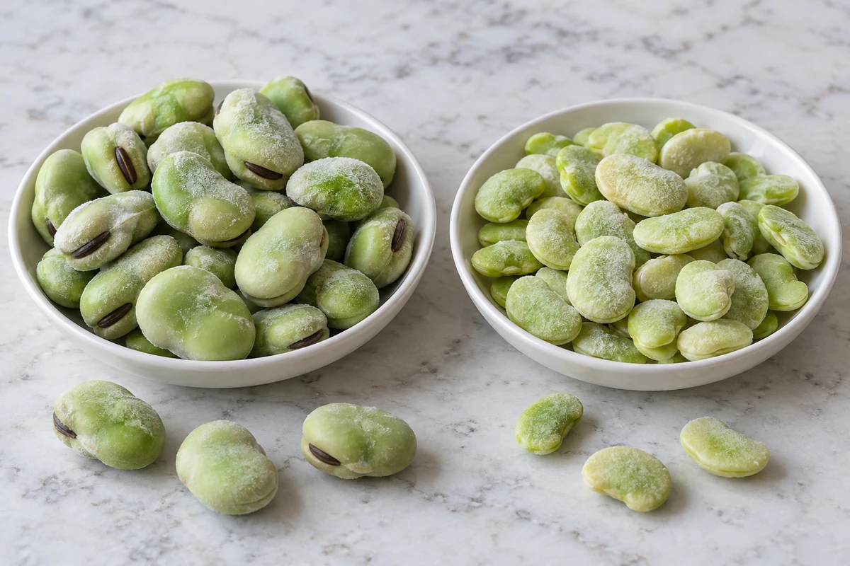 Fava Beans vs Lima Beans: Are They Interchangeable in Frozen Foods?