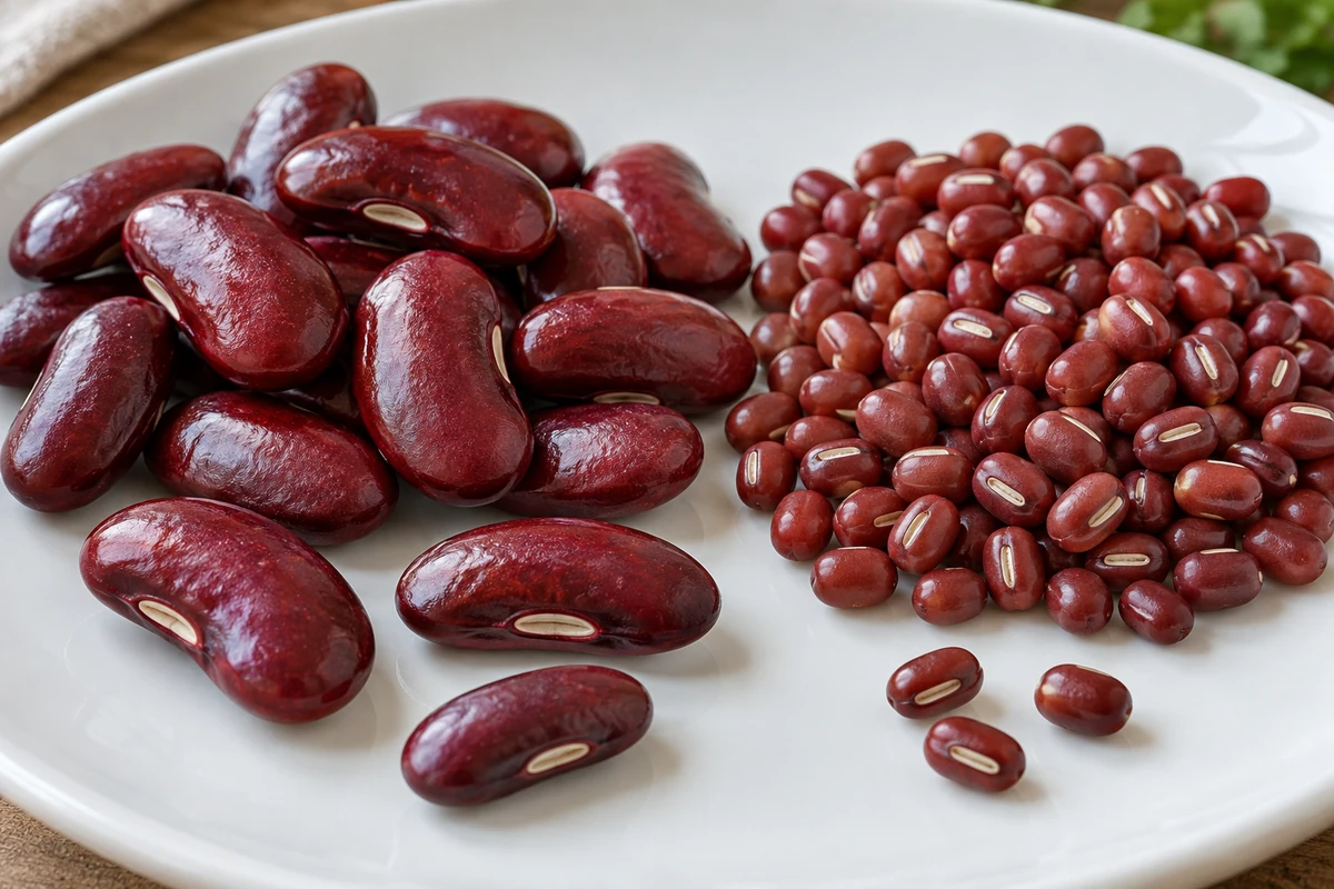 Different seed forms behind the name red bean Different seed forms behind the name red bean