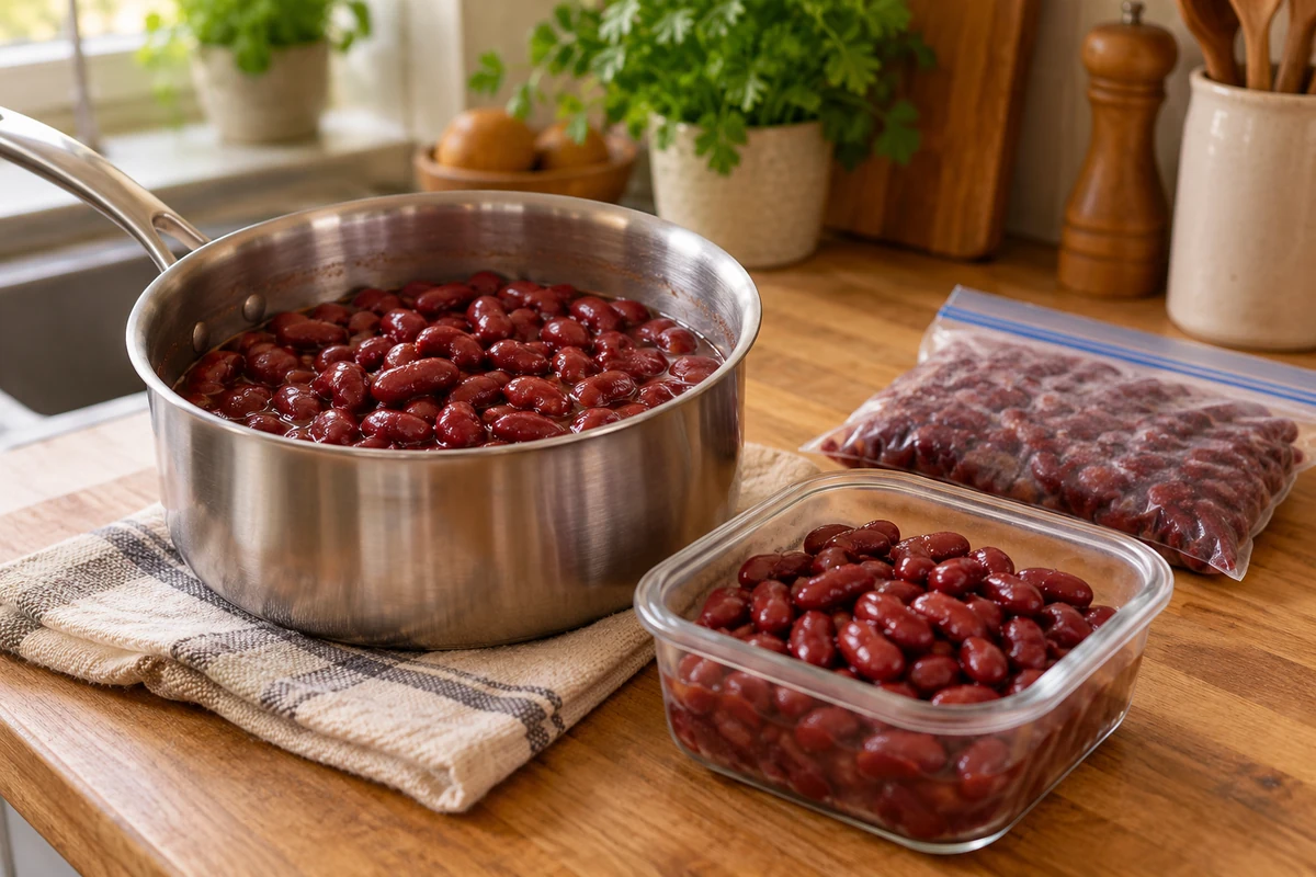 How to Cook Kidney Beans Safely Before Freezing or Serving