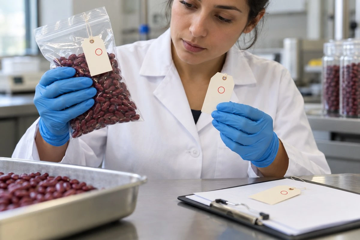 Sample identity should remain connected to the production and release records Sample identity should remain connected to the production and release records