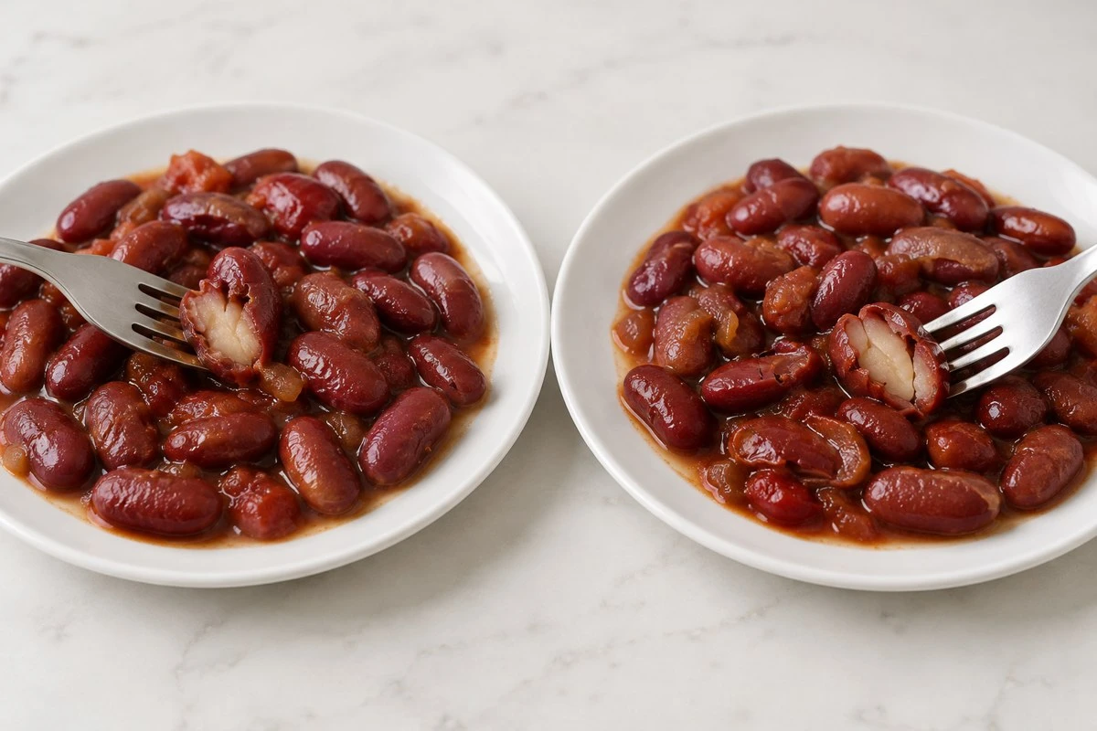 Compare skin integrity and the bean centre after the actual meal process Compare skin integrity and the bean centre after the actual meal process
