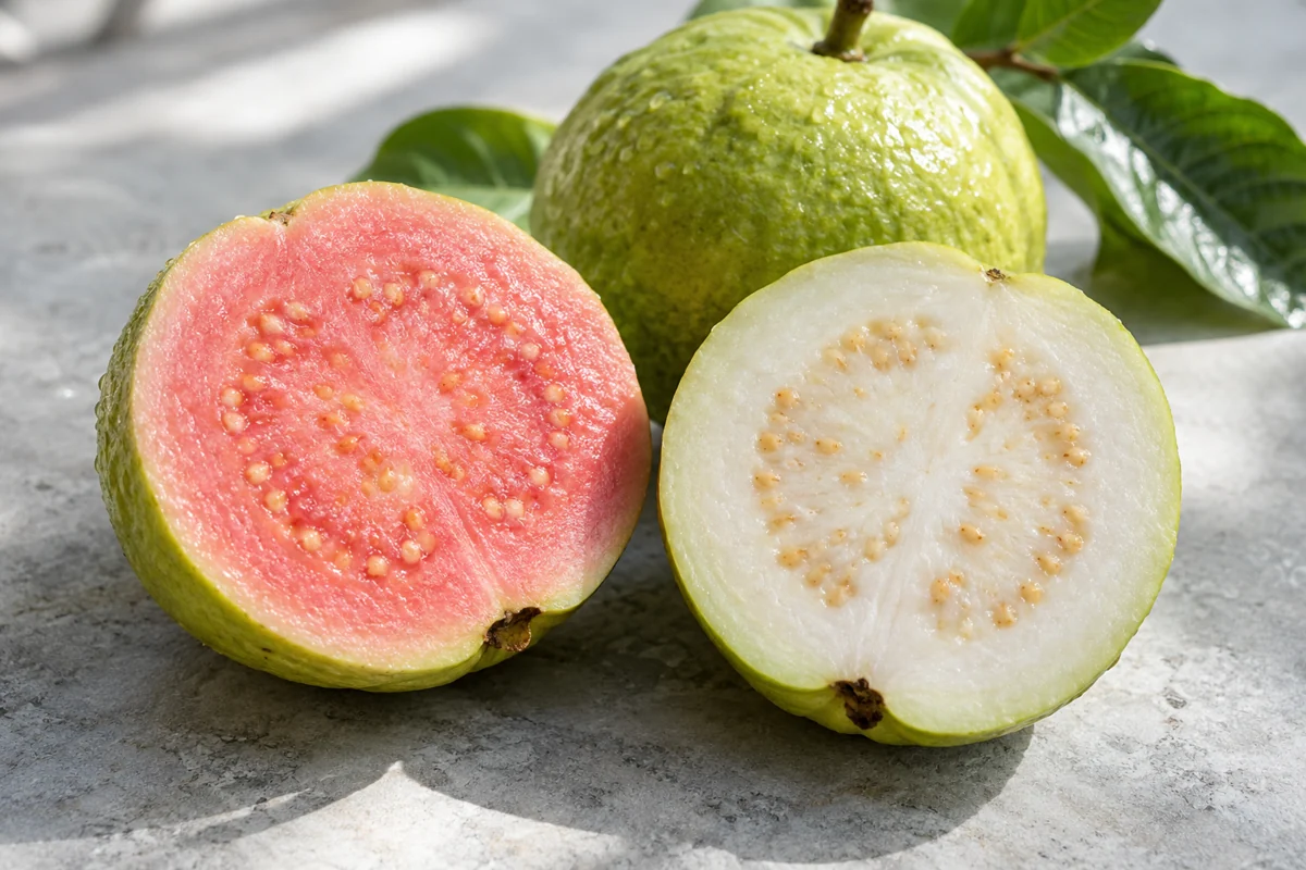 Pink vs White Guava for Processing: Flavor, Color and Pulp Yield