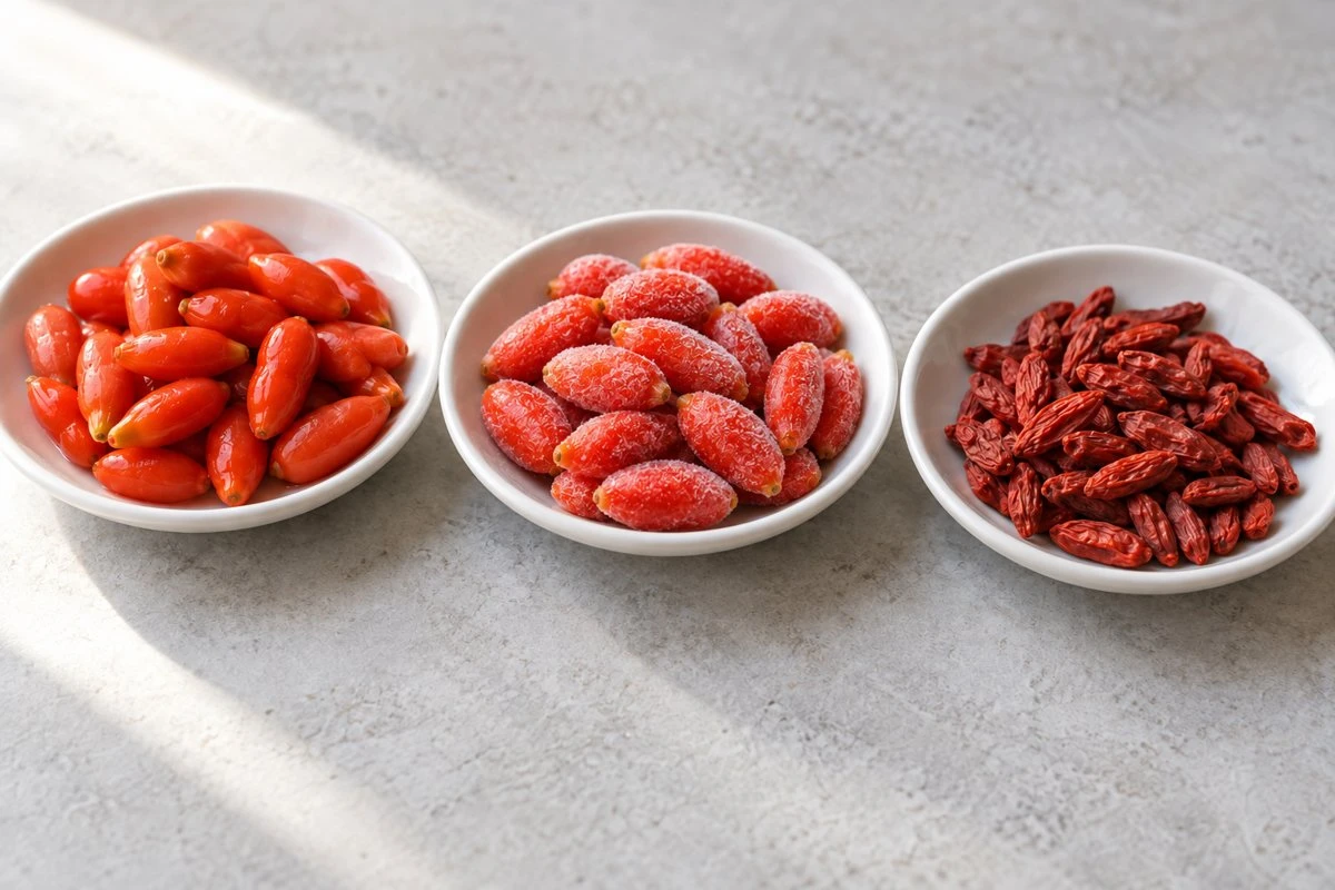 Goji Berries and Wolfberries: Names, Taste and Food Forms