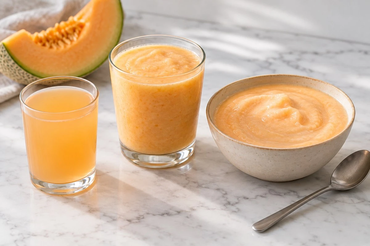 A fluid drink, a thick smoothie and a spoonable bowl have different texture targets A fluid drink, a thick smoothie and a spoonable bowl have different texture targets