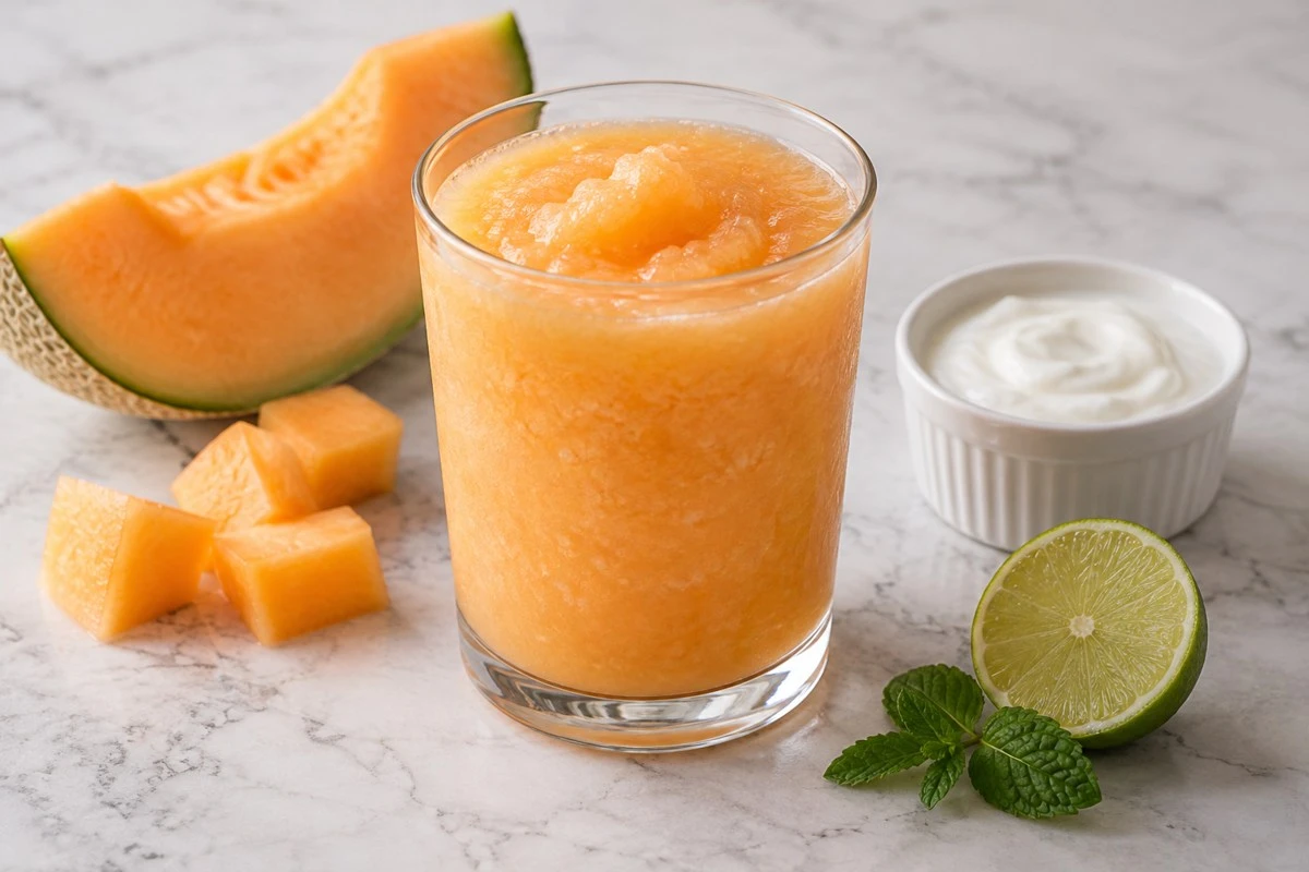 Yogurt and lime change the base as well as the melon flavour balance Yogurt and lime change the base as well as the melon flavour balance