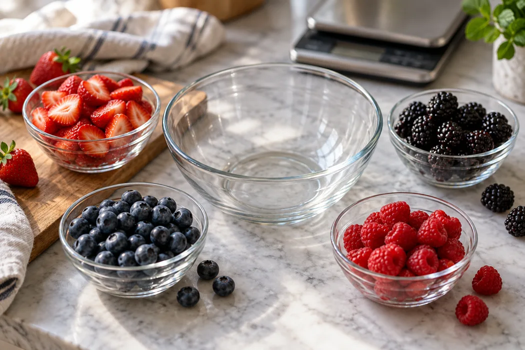 A blend calculation starts with the weight and nutrient data of each component.