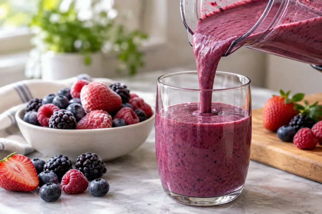Making Smoothies with Frozen Mixed Berries: Blend Ratio and Texture