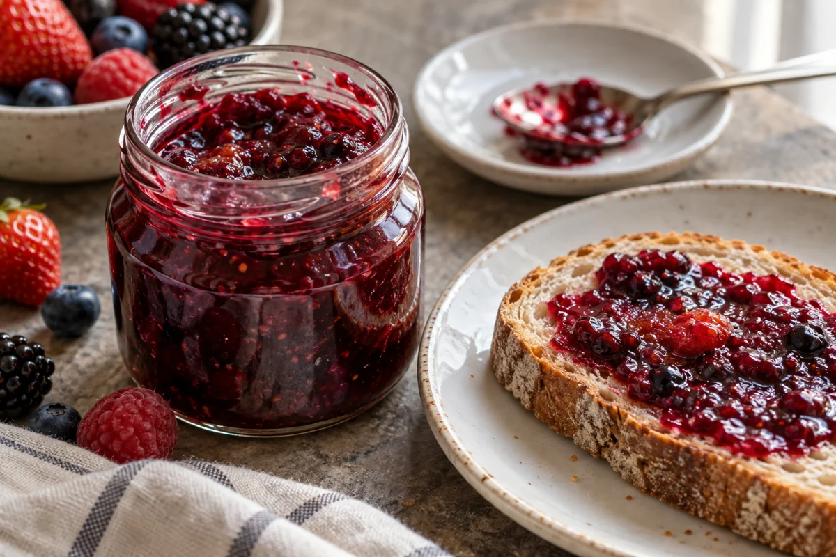 Mixed Berry Jam from Frozen Fruit: Acidity, Pectin and Blend Changes
