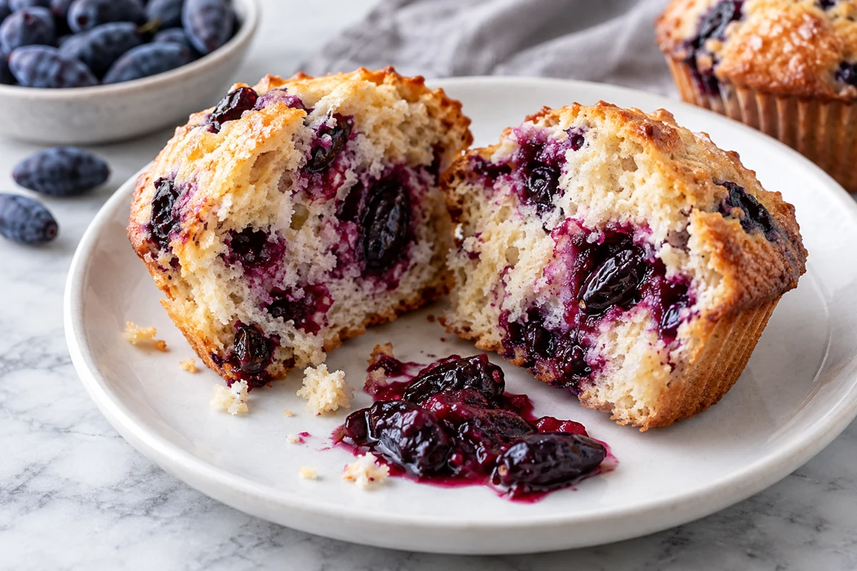 Haskap baked fruit and compote A baked inclusion and a softer fruit preparation ask different things of the same berry.