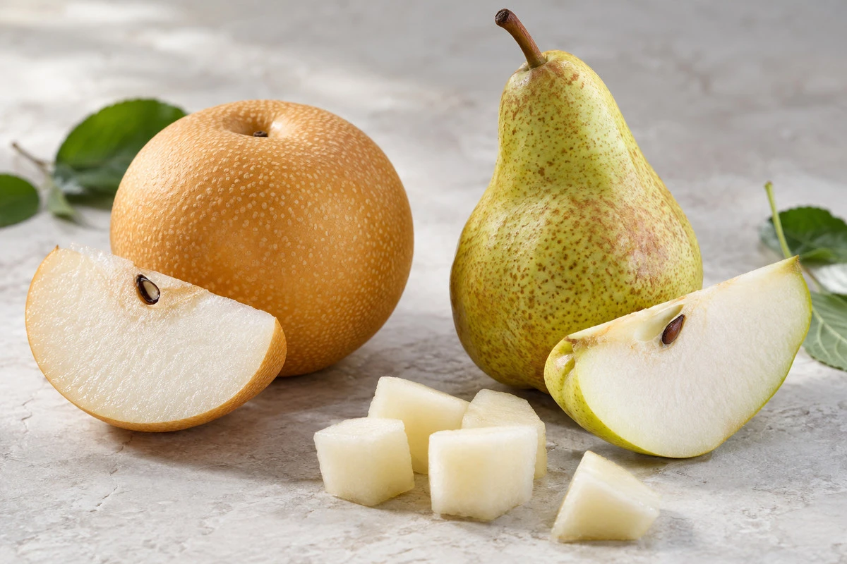 Asian vs European Pears for Frozen Dice: Texture and Cooked Uses