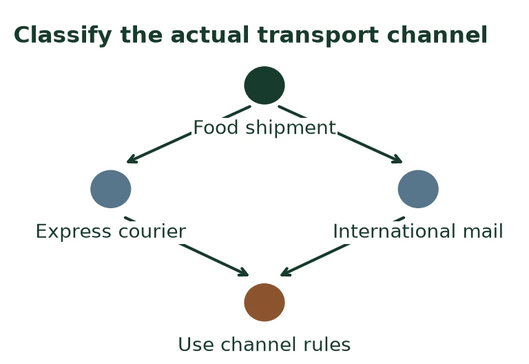 Classify the actual transport channel