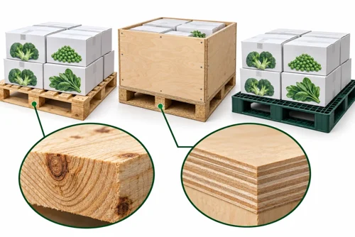 ISPM 15 Wood Pallets and Packaging for Frozen Produce