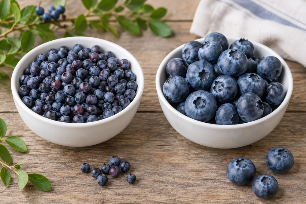 Wild vs Regular Blueberries: Size, Flavor and Supply