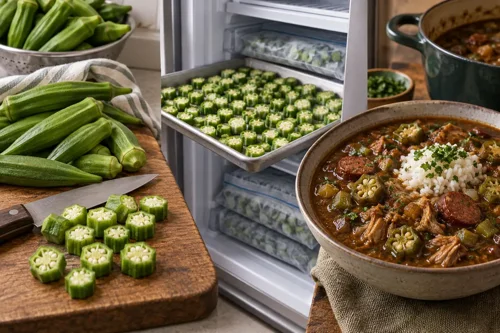 How to Freeze Okra for Gumbo: Cut Size and Texture Control