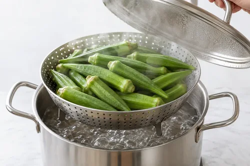 How to Steam Okra