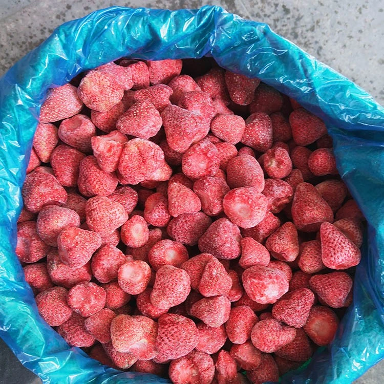 IQF frozen strawberries used directly in smoothies and beverages IQF frozen strawberries used directly in smoothies and beverages