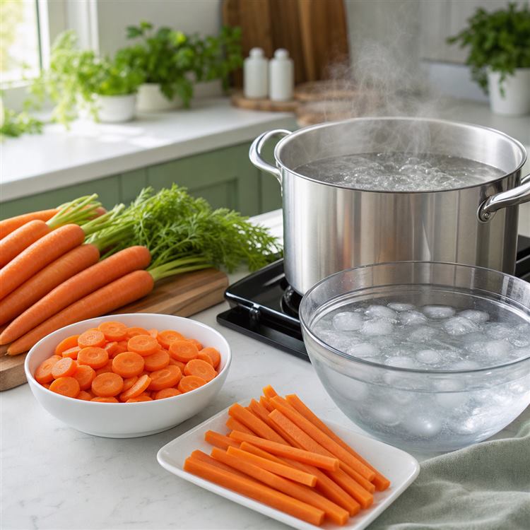 carrot-blanching-setup-750 carrot-blanching-setup-750