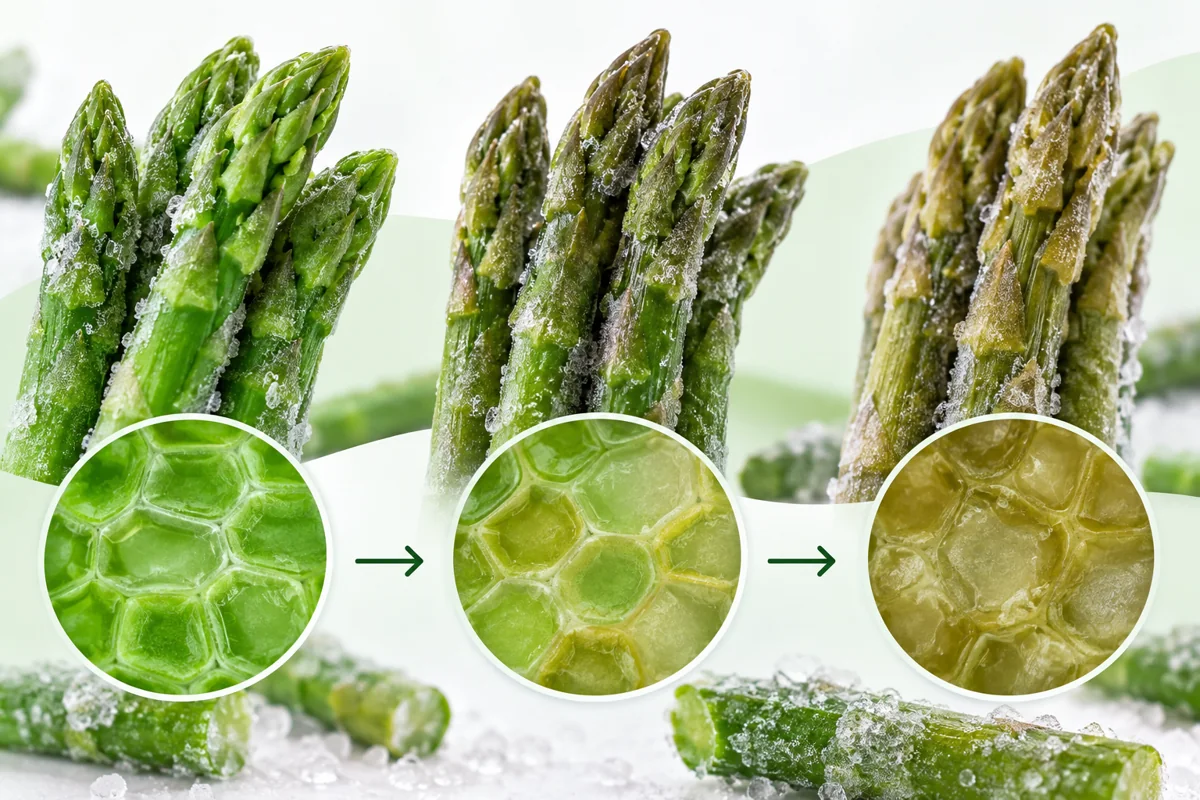 What Continues to Change in Raw Frozen Asparagus